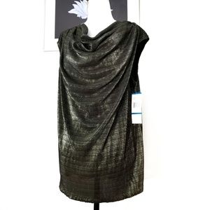 Jones New York Sleeveless Dark Gold XL Blouses